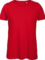B&C Inspire T /women_° Dámské tričko Medium Fit z bio bavlny 01.TW43 red
