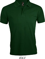 SOL'S Prime Men Pánské piqué polo z těžké bavlny 25.0571 bottle green