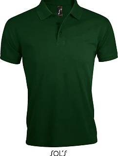 SOL'S Prime Men Pánské piqué polo z těžké bavlny 25.0571 bottle green