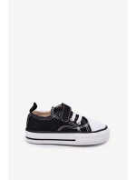 Dětské Tenisky Na Suchý Zip Černé model 21692346 - Boto Dětské Tenisky Na Suchý Zip Černé model 21692346 - Boto