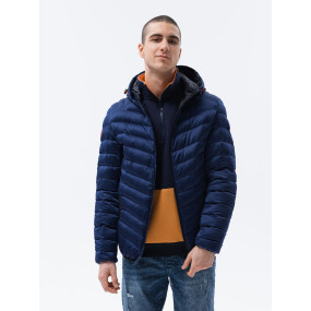 Pánská bunda Jacket model 17256388 Modrá - Ombre