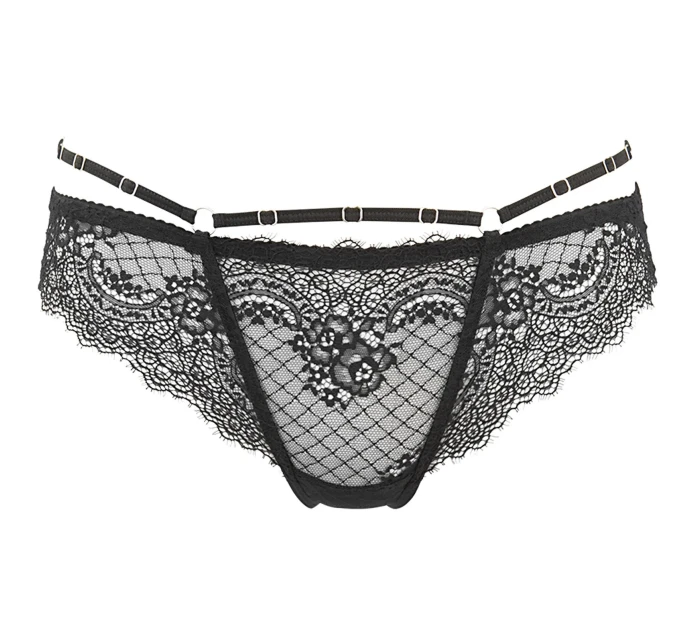 Dámské sexy krajkové tanga V-10098 Černá - Axami Dámské sexy krajkové tanga V-10098 Černá - Axami