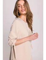 Dámské šaty S393 béžové - Stylove