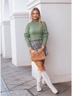 Dámský svetr BUFALO světle zelený FashionStreet MY1422