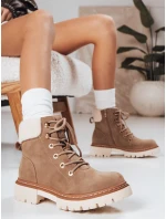 Dámské zateplené trapery khaki FashionStreet ZY1291