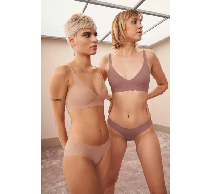Dámská podprsenka ZERO Microfibre 2.0 Soft bra - CACAO - hnědá 1141 - SLOGGI