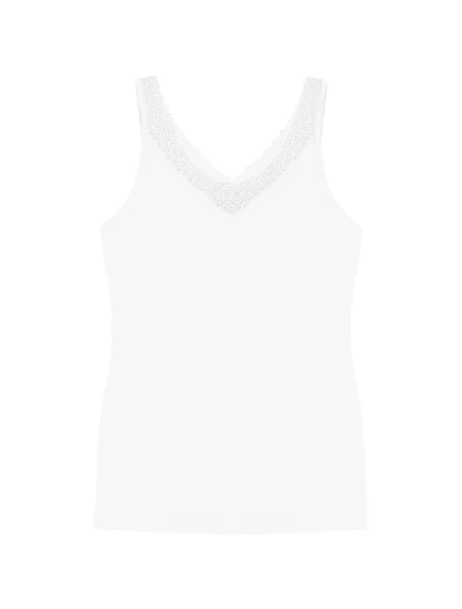 Dámské tílko Feel of Modal Tank Top - WHITE - bílé 0003 - TRIUMPH
