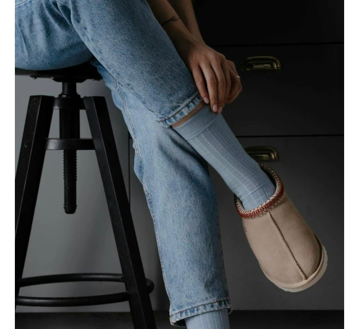 Dámské žebrované ponožky Steven art.130 Merino