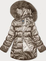 Dámská bunda bomber S'west beige (B8192-12)