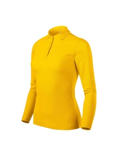 Dámské tričko Pique Polo LS (žluté)