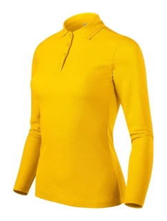 Dámské tričko Pique Polo LS (žluté)