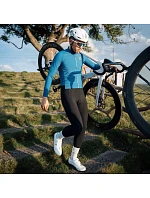 model 22114183 dlouhé fleecové cyklistické kalhoty se šlemi Velikost L černé - Rockbros