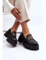 Zazoo 20164 Dámské Mokasíny Z Pravé Kůže Černé