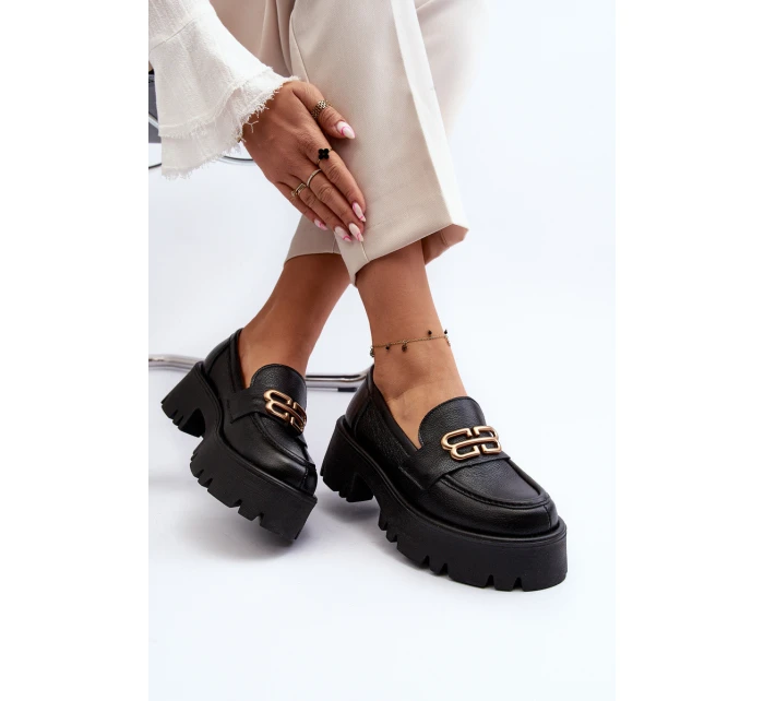 Zazoo 20164 Dámské Mokasíny Z Pravé Kůže Černé