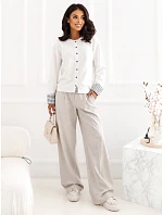 Sweter CS SW model 22559244 ecru - FPrice Sweter CS SW model 22559244 ecru - FPrice