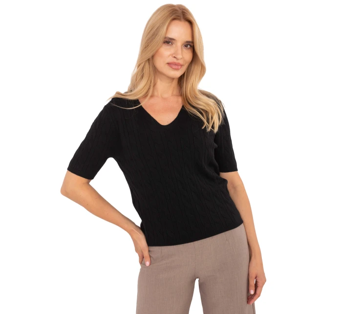 Sweter PM SW B model 21305641 czarny - FPrice Sweter PM SW B model 21305641 czarny - FPrice