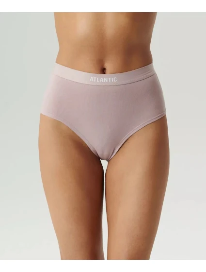 Dámské kalhotky 3PACK Maxi Sport 3CLP-009 Černá/šedá/pudr růžová - Atlantic