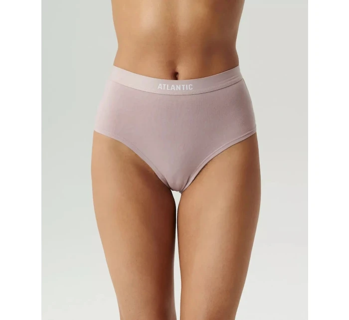 Dámské kalhotky 3PACK Maxi Sport 3CLP-009 Černá/šedá/pudr růžová - Atlantic