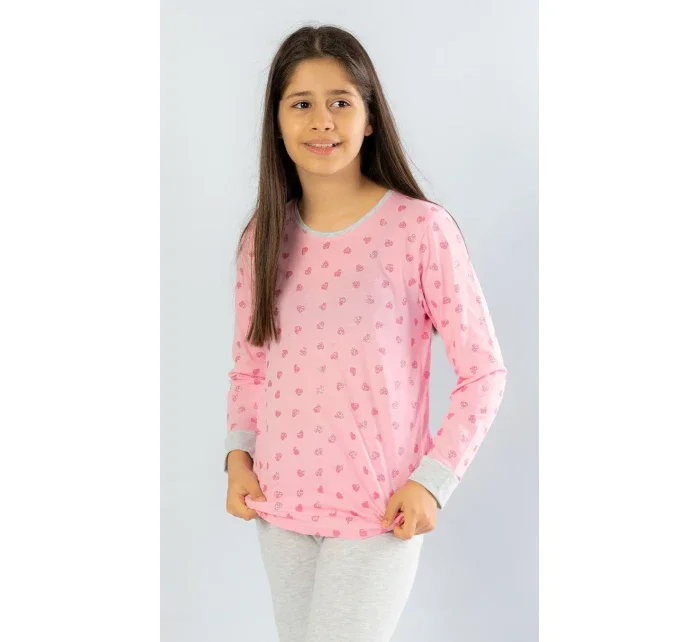 Dětské pyžamo dlouhé Srdíčko