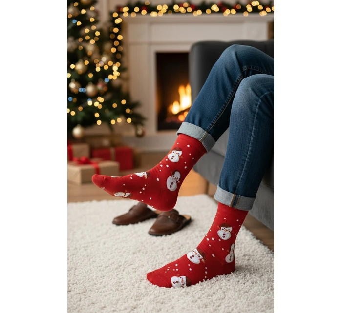 Pánské vánoční ponožky model 21327636 4146 - Steven Pánské vánoční ponožky model 21327636 4146 - Steven