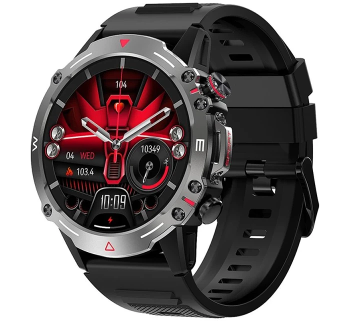 VELTORI VT110-1 Smartwatch Černý silikonový řemínek VELTORI VT110-1 Smartwatch Černý silikonový řemínek