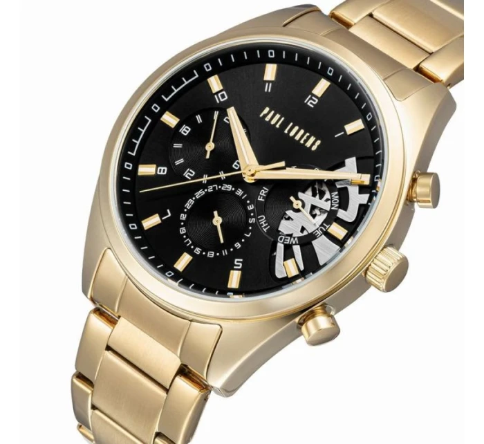 Pánské hodinky PAUL LORENS PL20003B-1D1 + BOX Pánské hodinky PAUL LORENS PL20003B-1D1 + BOX