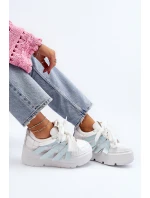 Tenisky S Masivní Platformou Modré Zazoo 2F-7033