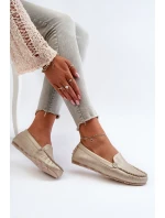 Dámské mokasíny Zlaté model 21653948 - Boto