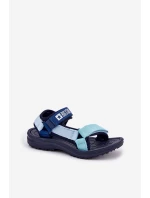 Dětské sandály na suchý zip Big Star model 21694624 tmavě modré - Big Star Shoes