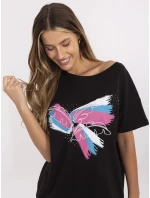 T shirt CLM TS model 21121864 czarny - FPrice T shirt CLM TS model 21121864 czarny - FPrice