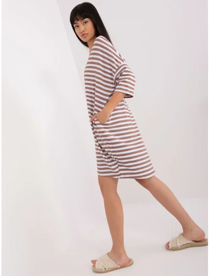 Tunika EM TU model 21137485 biało brązowy - FPrice