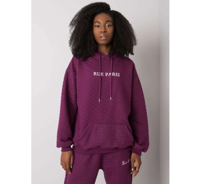 Mikina RV BL 7452.16 tmavě fialová