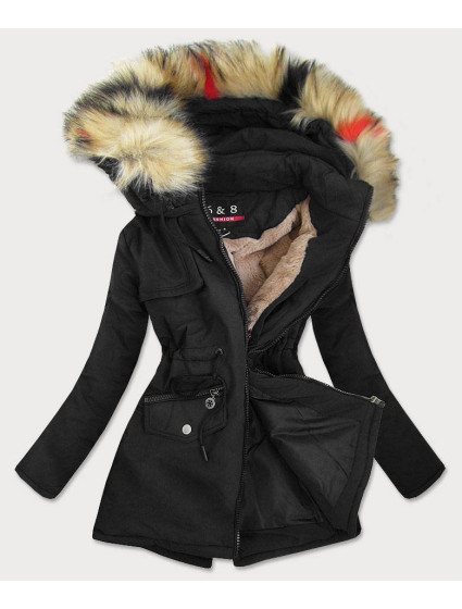 Černá dámská zimní bunda (2010-1)