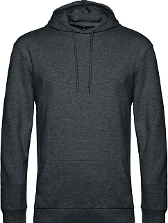 B&C #Hoodie Pánská mikina s kapucí 01.U03W heather asphalt