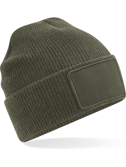 Beechfield B 540 Pletená čepice Thinsulate™ Patch 53.0540 military green Beechfield B 540 Pletená čepice Thinsulate™ Patch 53.0540 military green