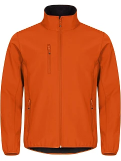 Classic Softshell Jkt M Pánská 3vrstvá softshellová bunda orange model 22471146 - Clique