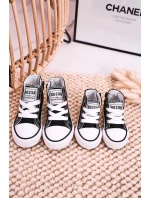 Dětské Tenisky Vysoké Se Zipem BIG STAR HH374188 Černé