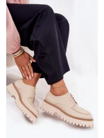 Dámské Mokasíny S Šněrováním Big Star model 21705302 Béžové - Big Star Shoes