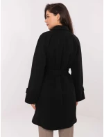 Płaszcz IT PL model 21302531 czarny - FPrice Płaszcz IT PL model 21302531 czarny - FPrice