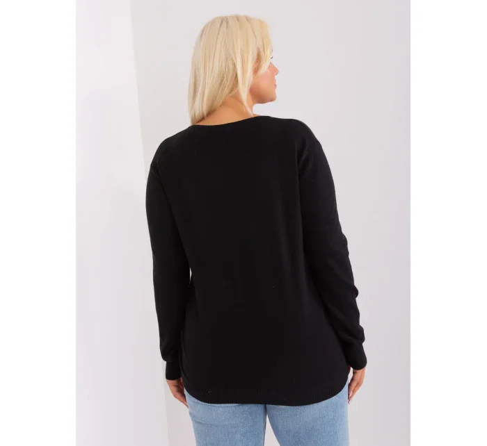 Sweter PM SW PM model 18917682 czarny - FPrice Sweter PM SW PM model 18917682 czarny - FPrice