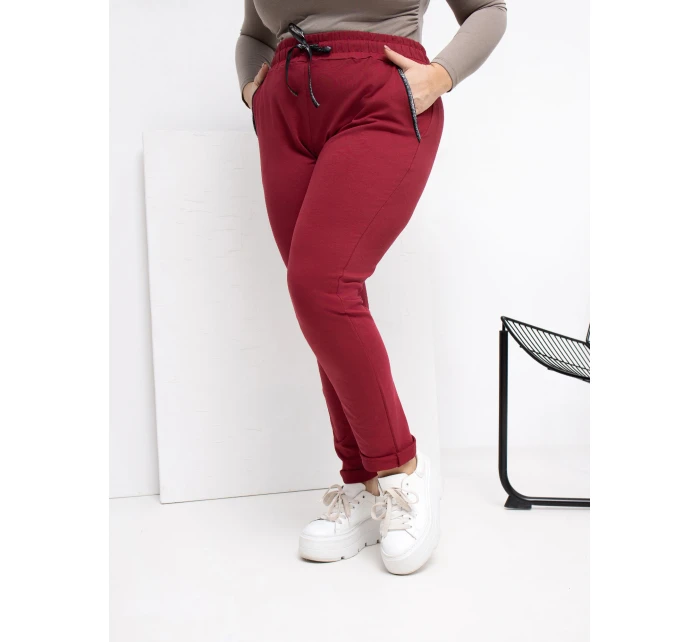 Tepláky RV DR 4765.52 bordó