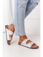 Dámské Nazouváky Stříbrné Vivio Dámské Nazouváky Stříbrné Vivio