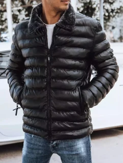 Pánská prošívaná bunda černá Dstreet TX4250