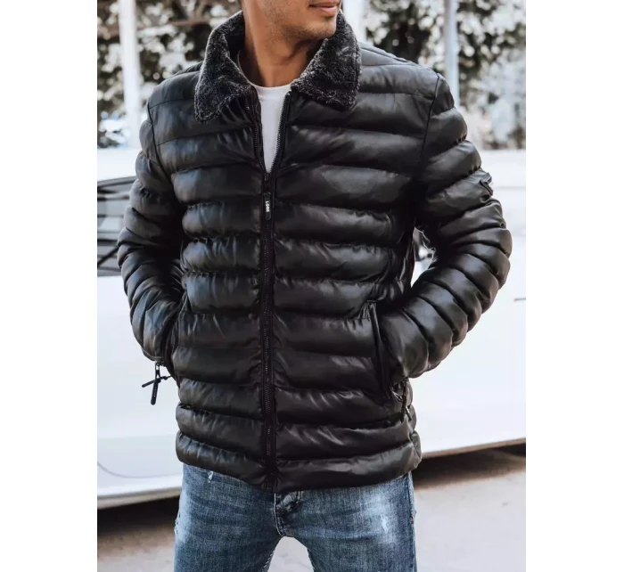 Pánská prošívaná bunda černá Dstreet TX4250