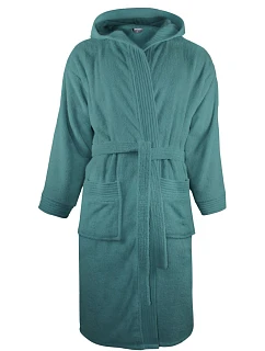 Bathrobe Župan s kapucí petrol model 22526806 - The One Towelling