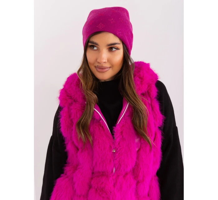 Czapka AT CZ model 18997461 fuksjowy - FPrice Czapka AT CZ model 18997461 fuksjowy - FPrice