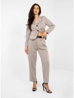 Spodnie IT SP model 21946637 ciemny bezowy - FPrice