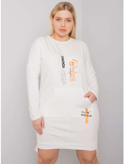 Dámské šaty RV SK model 19147454 ecru Fashion Relevance - FPrice