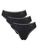 SLOGGI GO CRUSH – 3× tanga s vysokým výstřihem z organické bavlny Sloggi