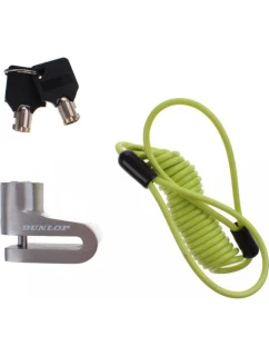 ZÁMEK BRZDOVÉHO KOTOUČE S LANKEM PŘIPOMÍNAJÍCÍM DUNLOP SILVER